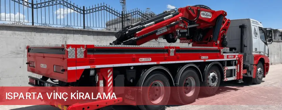 Isparta İli Vinç Kiralama